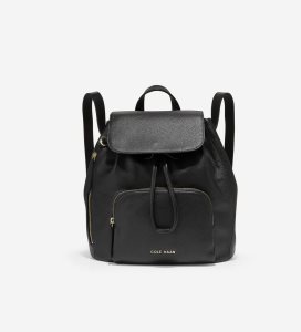 Bolsos & Mochilas Cole Haan Classic Flap Mujer Negros | 267389-ADE