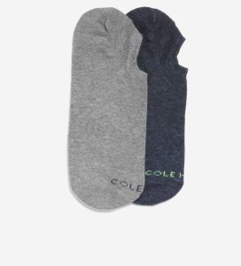 Calcetines Cole Haan 2-Pair Liner Hombre Azules | 190348-GMF