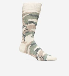 Calcetines Cole Haan Modern Camo Crew Hombre Beige | 480531-KJQ