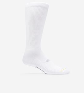 Calcetines Cole Haan ZERØGRAND Performance Crew Hombre Blancos | 210458-TZY