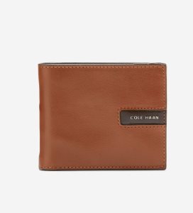 Carteras Cole Haan Colorblock Billfold Hombre Marrom | 514270-VMY
