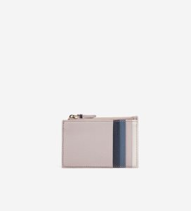 Carteras Cole Haan GRANDSERIES Card Case with Zip Mujer Morados | 320961-KIL