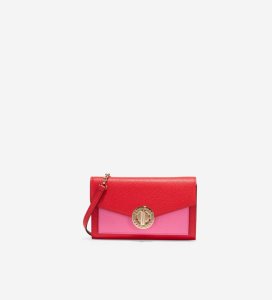 Carteras Cole Haan Turnlock Phone Case with Chain Mujer Rojos | 864129-KJL