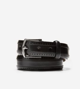 Cinturones Cole Haan Dawson 32mm Perforated Hombre Negros | 845109-QKL