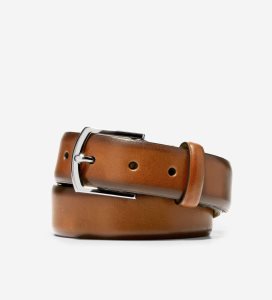 Cinturones Cole Haan Lewis 32mm Burnished Cuero Hombre Marrom | 083465-RGU
