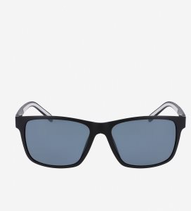 Lentes De Sol Cole Haan Deporte Rectangle Hombre Negros | 506942-RPV