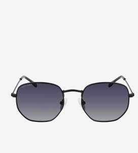 Lentes De Sol Cole Haan Rounded Hexagon Mujer Negros | 182654-CJD