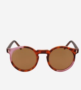 Lentes De Sol Cole Haan Rounded Tortoise Print Mujer Rosas | 307968-MCF