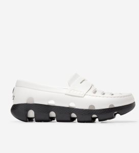 Loafers Cole Haan 4.ZERØGRAND All-Day Mujer Blancos Negros | 207695-ROG