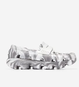 Loafers Cole Haan 4.ZERØGRAND All-Day Mujer Titanium Blancos | 745968-TGR
