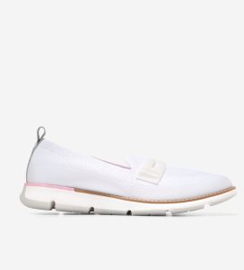 Loafers Cole Haan 4.ZERØGRAND Mujer Blancos | 351492-GRU