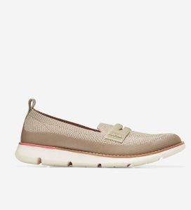 Loafers Cole Haan 4.ZERØGRAND Mujer Dorados | 280763-KVO