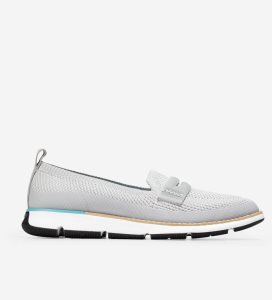 Loafers Cole Haan 4.ZERØGRAND Mujer Grises | 908742-TXF