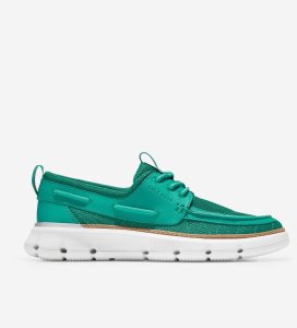 Loafers Cole Haan 4.ZERØGRAND Regatta Barco Hombre Verdes | 582147-TIO
