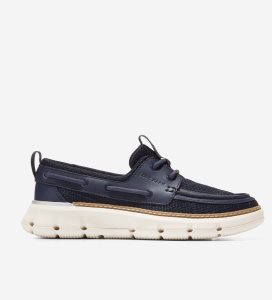 Loafers Cole Haan 4.ZERØGRAND Regatta Barco Mujer Azul Marino | 703864-AHZ