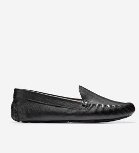 Loafers Cole Haan Evelyn Driver Mujer Negros | 739214-ECI