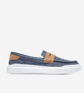 Loafers Cole Haan GrandPrØ Rally Lona Penny Mujer Multicolor | 617924-CMA
