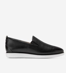 Loafers Cole Haan Grand Ambition Slip-On Mujer Negros | 023576-FQI
