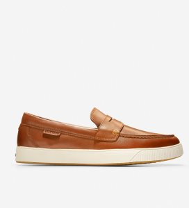 Loafers Cole Haan Nantucket Penny Hombre Marrom | 085276-OFP