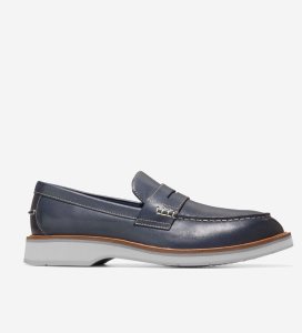 Loafers Cole Haan Osborn Grand Hombre Azules | 950624-UFB