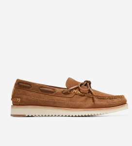 Loafers Cole Haan Pinch Rugged Camp Moccasin Hombre Naranjas | 370691-LTN