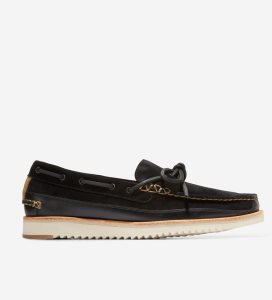 Loafers Cole Haan Pinch Rugged Camp Moccasin Hombre Negros | 769025-JKO