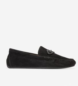 Loafers Cole Haan Tully Driver Mujer Negros | 840569-GOR