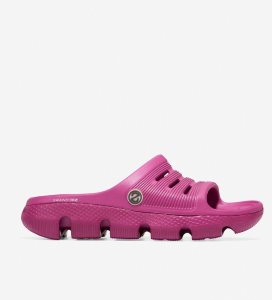 Sandalias Cole Haan 4.ZERØGRAND All-Day Chanclas Mujer Fucsia | 132069-QLF