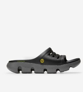 Sandalias Cole Haan 4.ZERØGRAND All-Day Chanclas Hombre Negros Grises | 384570-AQE