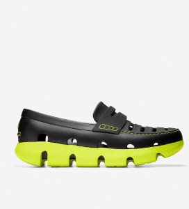 Sandalias Cole Haan 4.ZERØGRAND All-Day Loafer Hombre Negros Amarillos | 624537-UHR