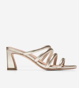 Sandalias Cole Haan Adella Mujer Dorados | 503741-YPH