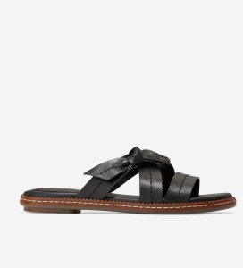 Sandalias Cole Haan Cloudfeel All-Day Chanclas Mujer Negros | 126759-WLE