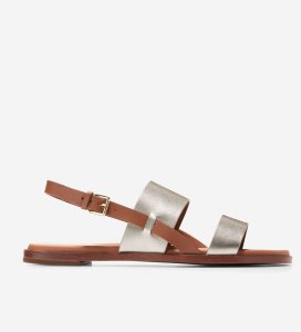 Sandalias Cole Haan Flynn Mujer Dorados Naranjas | 931652-EIU