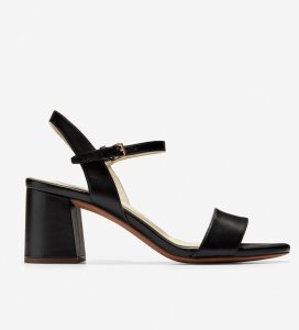 Sandalias Cole Haan Josie Block Heel Mujer Negros | 847962-ZEO