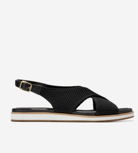 Sandalias Cole Haan Mikaela Mujer Negros | 732150-BFR