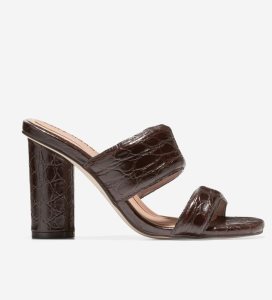 Sandalias Cole Haan Reina 2 Band Mujer Chocolate Oscuro | 530879-OSC