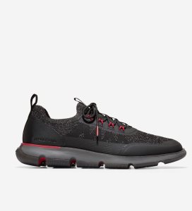 Tenis Cole Haan 4.ZERØGRAND Hombre Negros Rojos | 853290-JFZ