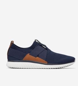 Tenis Cole Haan GrandMØtion Slip-On Hombre Azules | 910658-JEC