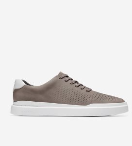 Tenis Cole Haan GrandPrØ Rally Laser Cut Hombre Blancos | 748602-OWR