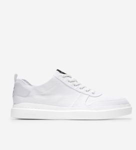 Tenis Cole Haan GrandPrØ Rally Lona Court Hombre Blancos | 578123-LHR