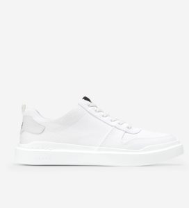 Tenis Cole Haan GrandPrØ Rally Lona Court Mujer Blancos Negros | 608459-UWC