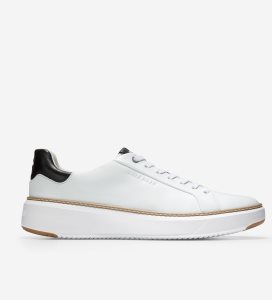 Tenis Cole Haan GrandPrØ Topspin Hombre Blancos Negros | 901376-TUO
