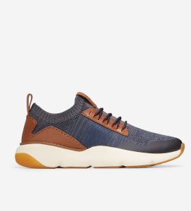 Tenis Cole Haan ZERØGRAND All-Day Hombre Azules Marrom | 268594-TXD