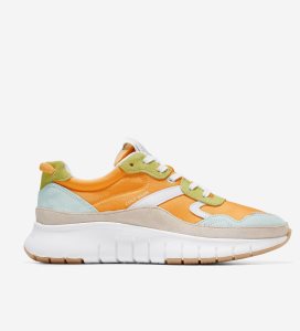 Tenis Cole Haan ZERØGRAND Upland Mujer Amarillos Verdes Claro | 537840-ETY