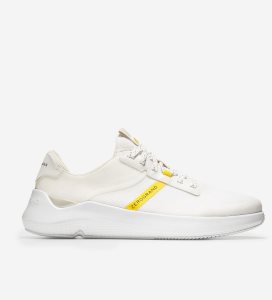 Tenis Cole Haan ZERØGRAND Winner Tenis Hombre Blancos Amarillos | 724510-XYH