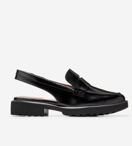 Tenis Planos Cole Haan Geneva Destalonadas Mule Mujer Negros | 458721-QHC