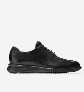 Zapatos Oxford Cole Haan 2.ZERØGRAND Forro Laser Wingtip Hombre Negros Negros | 268340-JGO