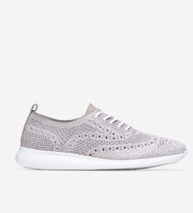 Zapatos Oxford Cole Haan 2.ZERØGRAND Wingtip Mujer Blancos | 486321-ZAJ