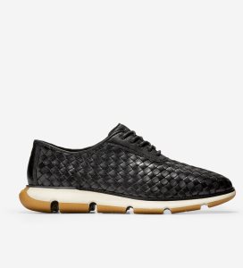 Zapatos Oxford Cole Haan 4.ZERØGRAND Hand-Woven Hombre Negros | 749051-ODK