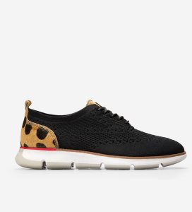 Zapatos Oxford Cole Haan 4.ZERØGRAND Mujer Negros | 593621-GZC